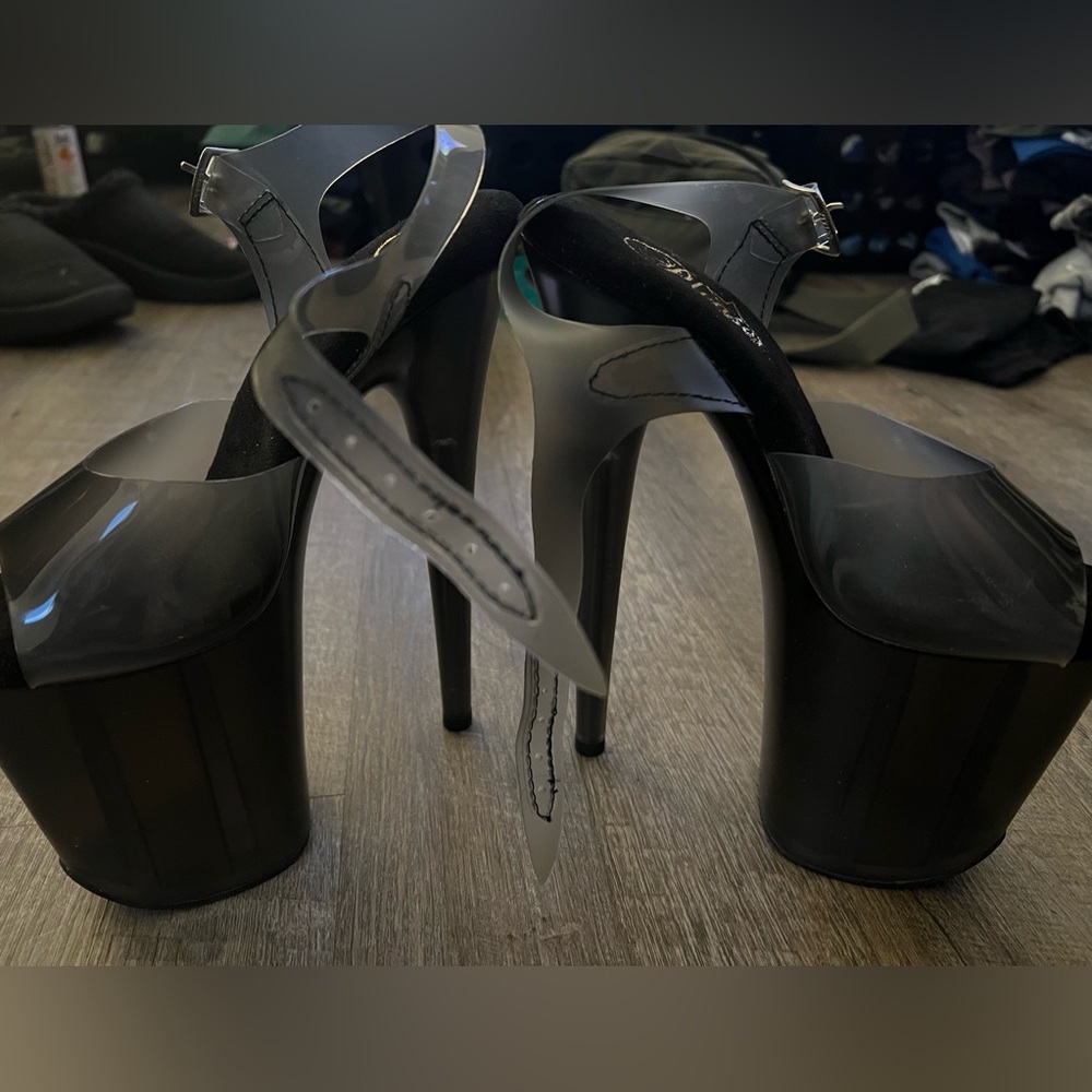 Pleaser 8 inch Flamingo Heels